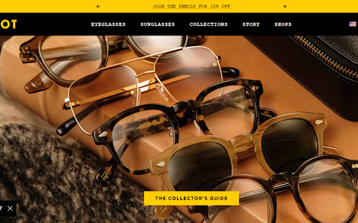 Moscot luxury optical storefront